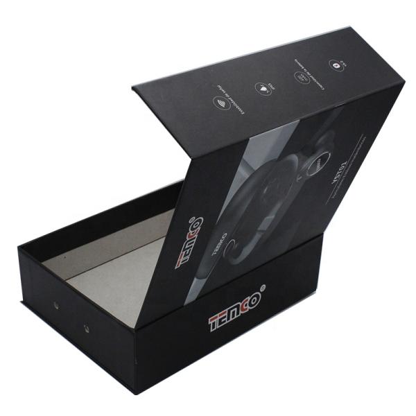Electronic Cardboard Gift Box Packaging For Wireless Earphone Headphone Cable