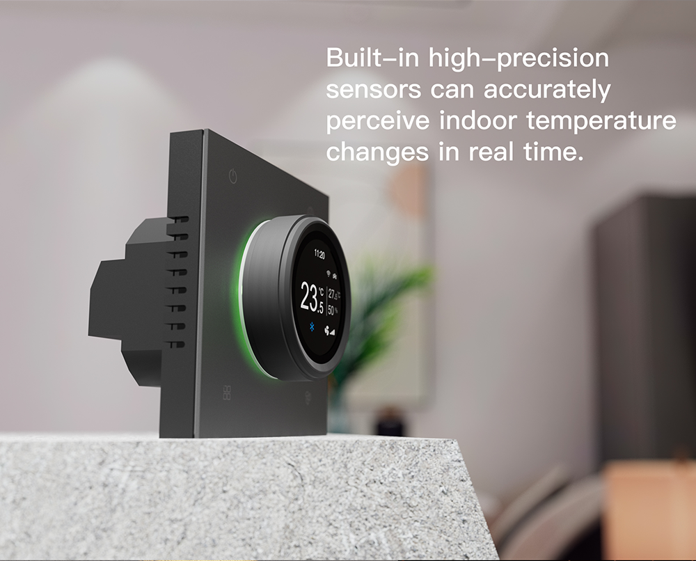 Home HVAC Smart WiFi Thermostat Controller With Temperature Humidity Monitoring