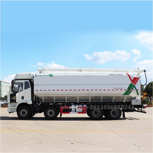 FAW 44000-48000 litros Camiones de alimentación a granel Caminos cimenteros a granel Camiones de entrega de alimentos para animales
