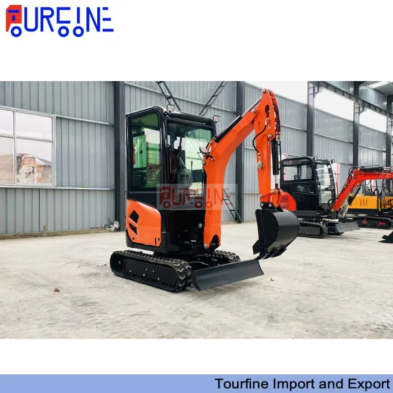 1.8 Ton 0.04CBM Crawler Mini Excavator Machine For Farming And Construction
