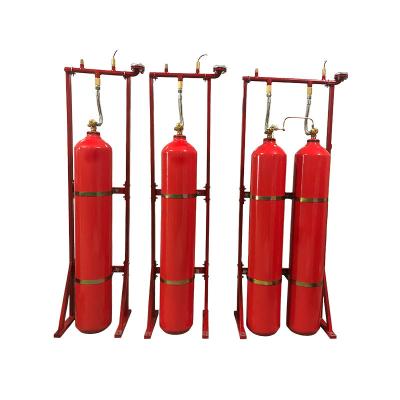 Sistema de supressão de incêndio da rede de tubulações de CO2 para uma protecção eficaz