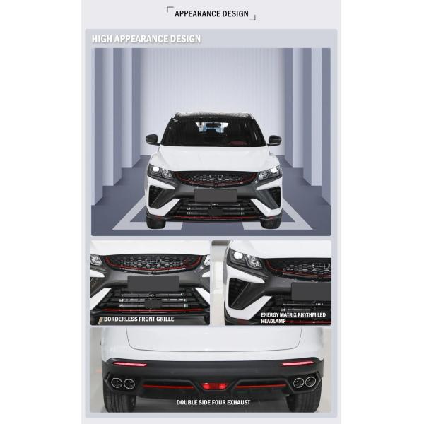 Electric Fuel Geely Binyue Front Bumper Chinese Car Street Legal Fwd LHD Binyue Geely
