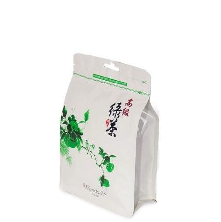 Wholesale Biodegradable Heat Seal Custom Print Aluminum Foil Plastic k Empty Green Tea Bag With Hole