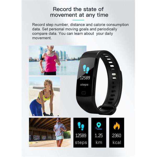 2019 New Wholesale Fitness Bracelet Smart Wristbands Heart Rate Monitor Blood Pressure Fitness Tracker Smart Bracelet