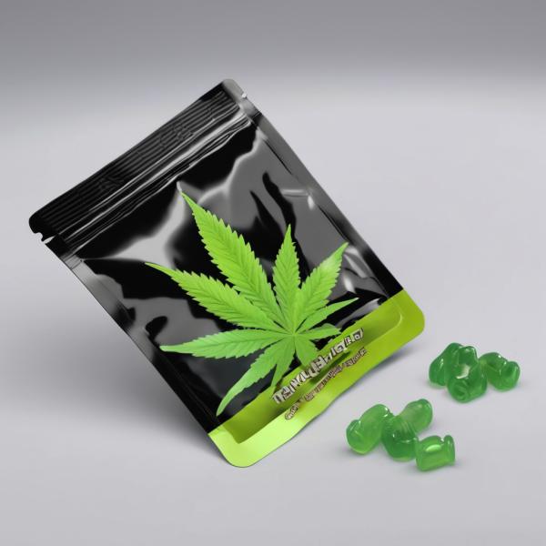 Детский герметичный рюкзак Mylar Weed Packaging Bag 3 Side Seal 420 Pouch с мягким прикосновением