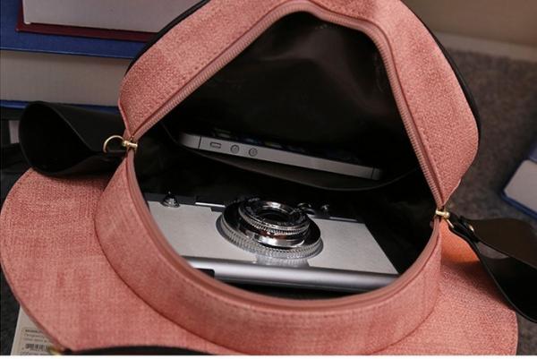 2016 summer new linen hat personality casual fashion trend in Europe and America female Shoulder Messenger