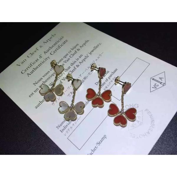 AAAAA Quality Van Cleef & Arpels Sweet Alhambra 18K Yellow Gold Earring VCARN5PP00