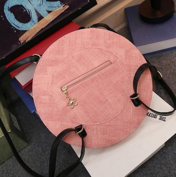 2016 summer new linen hat personality casual fashion trend in Europe and America female Shoulder Messenger