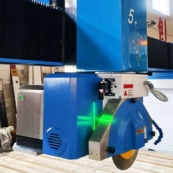 ZEUS 5 Axis Bridge Cutting Machine for Marble CNC 5+3 Axis Motor Core 380V/220V Compatible 15kw Power