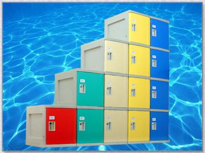 ABS Plastic Lockers With Padlock , Vandal Resistant Staff Room Lockers