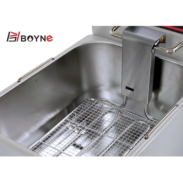 Single Tank Fryer Single Basket Electric Deep Fryer For Restaurant