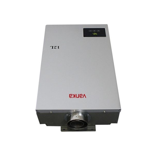12L Indoor Digital Gas Water Heater Force Exhaust Quiet Operation Energy Saving On Demand Heating