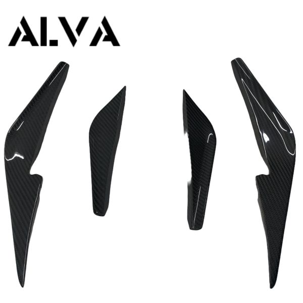 Replace and upgrade AMANS Style Dry Carbon Front Bumper Flaps Lotus Emira OEM Fit Aero Body Kit