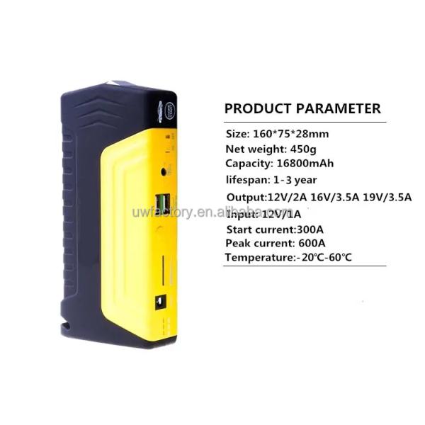 Hybrid ESS 20000mAh 12V 24V Truck Emergency Powerbank Start Portable Car Jump Starter Power Bank for Heavy Duty Vehicles