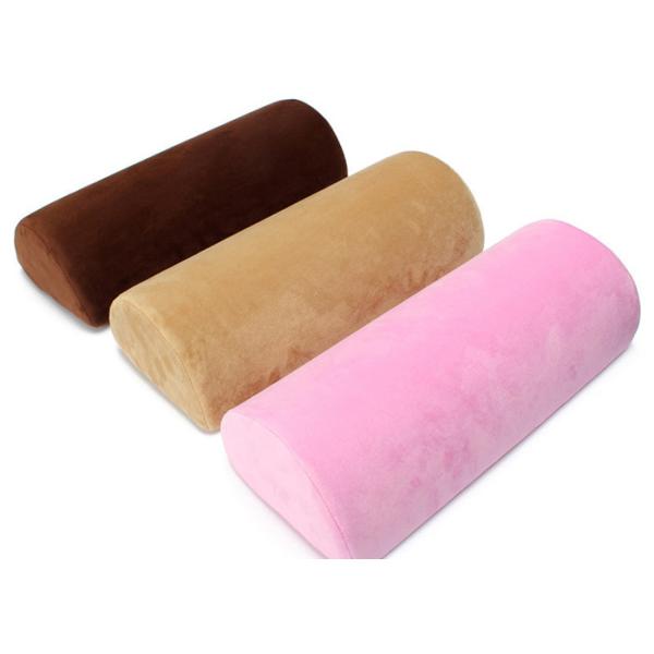 Half Cylinder Foot Rest Cushion , Black Foam Leg Support For Office / Home