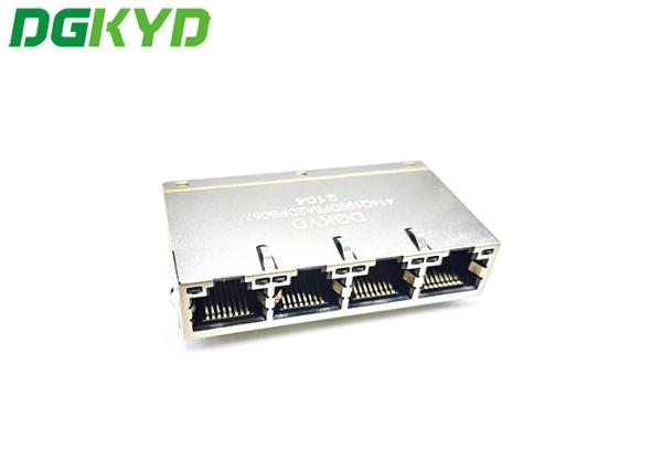 Multi Port RJ45 Connectors Integrated Magnetic 8p12c PCB Communication Poe Filter
