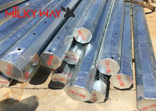 High-Strength Steel Power Pole for Smooth Electricity Distribution and Transmission