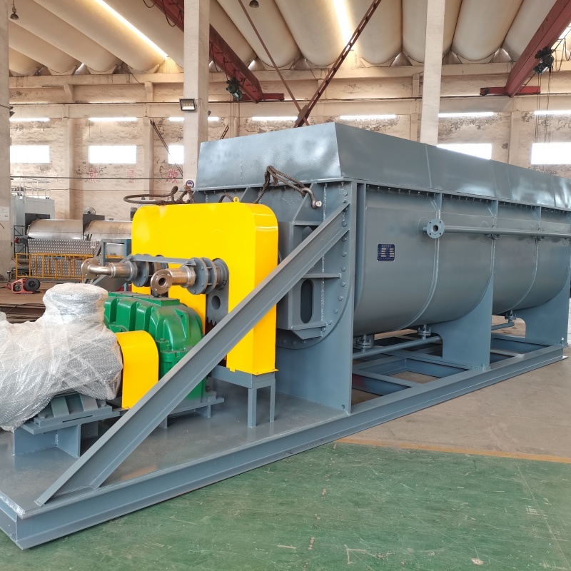 Big Capacity Energy Saving Hollow Paddle Dryer For Sludge / Chemical Processing