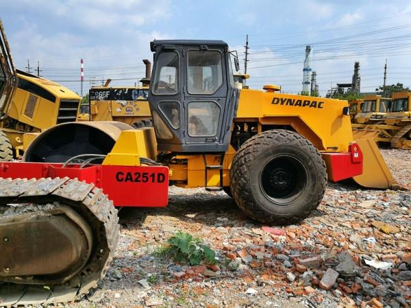 CA25PD used Dynapac padfoot  MADE IN SWEDEN 2012 CA25d 4*4 sheepfoot second hand road roller
