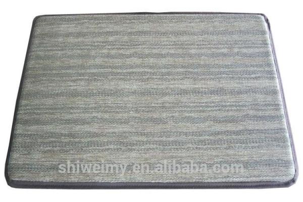 Plain gray pvc top with NBR foam kitchen stand mat