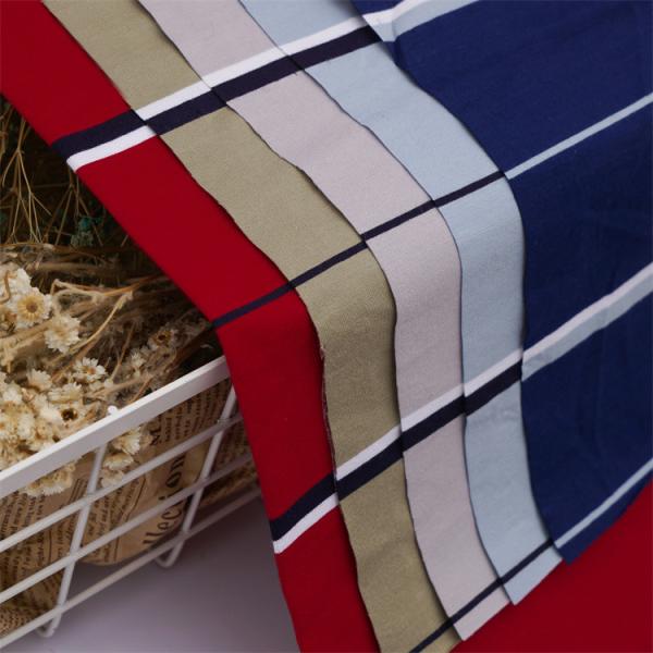 Fashionable And Natural Environmentally Friendly Soft Striped Knit Fabric For T-Shirt