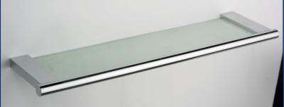 Glass shelf 89810-Square &Brass toughened and tempered glass&Chrome color & Bathroom Accessory&Sanitary Hardware