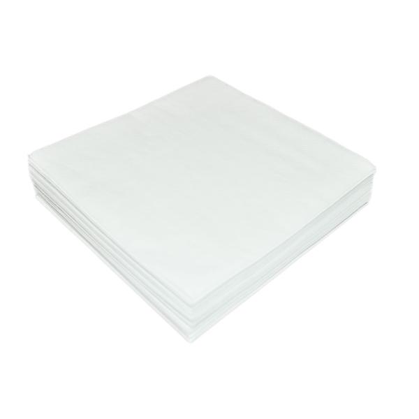 Serviettes de dîner 17gsm de toile blanches quotidiennes, serviettes de dîner de