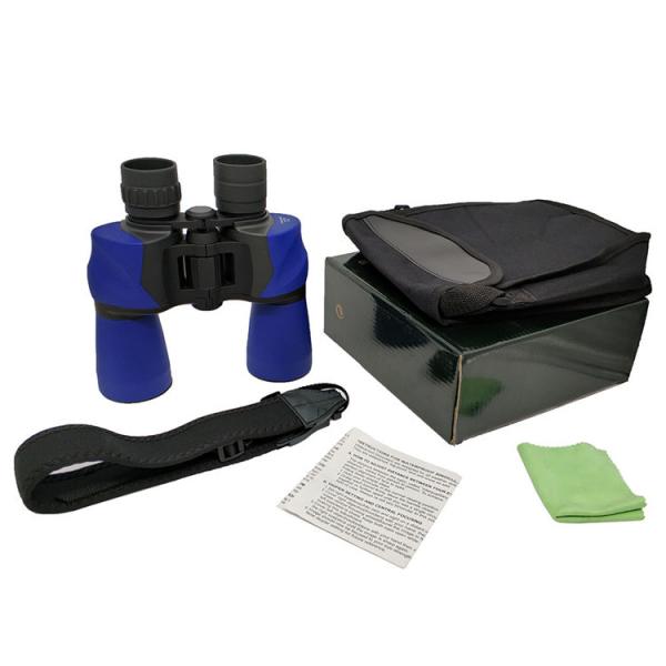 7x50 Blue Military Grade Waterproof Binoculars Telescope For Adults Hunting