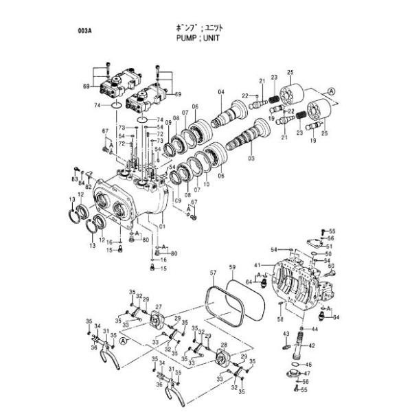 2036795 2036786 плита ХПВ102 Вальво гидронасоса 8059452 экскаваторов для Хитачи ЭС200-5 ЗС200 ЗС200-3 ЗС240-3