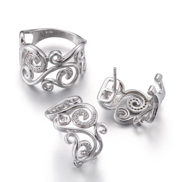 Kate Spade Silver 925 Jewelry Set 6.21g 925 Sterling Silver Stud Earrings