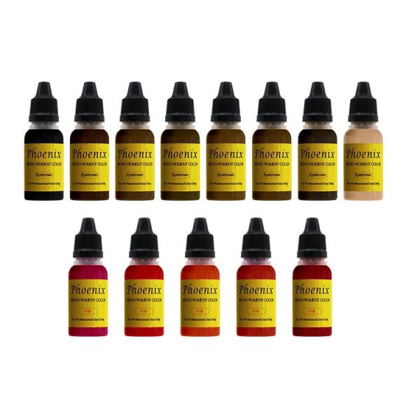 Чернила татуировки макияжа цвета пигмента татуировки брови метки частного назначения 15ml постоянные