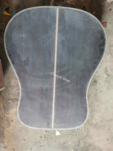 Custom AAAA All Solid Wood Round D Type Body Vintage Acoustic Dreadnought Guitar in Yellow