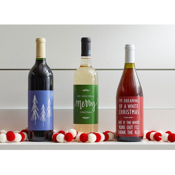 SGS Personalised Removable Fruit Wine Bottle Sticker Labels Printing