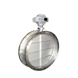 Gas Low Load Electric Actuated Butterfly Valve DIN Standard Single Eccentric Sealing