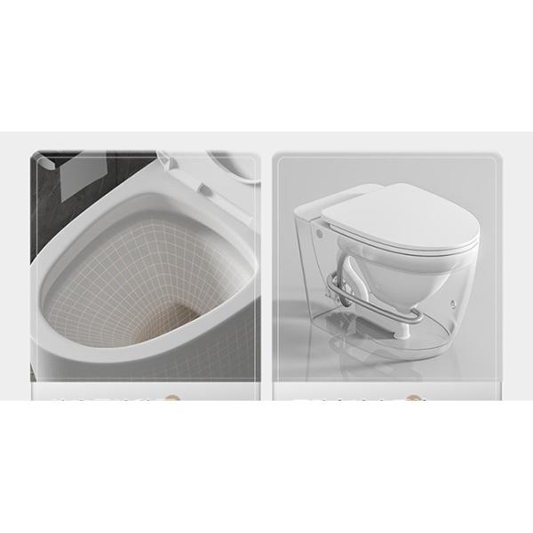 Modern Advanced Foot Sensor Intelligent Water Closet White Ceramic Bathroom