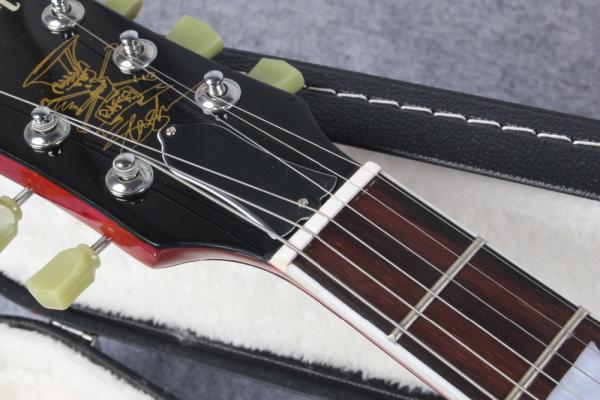Slash 1959 Les standard Reissue tiger flame electric guitar, Slash signature LP guitar ems free shipping