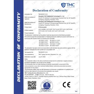 Shenzhen CSXT Multimedia Technology Co., Ltd. Сертификации