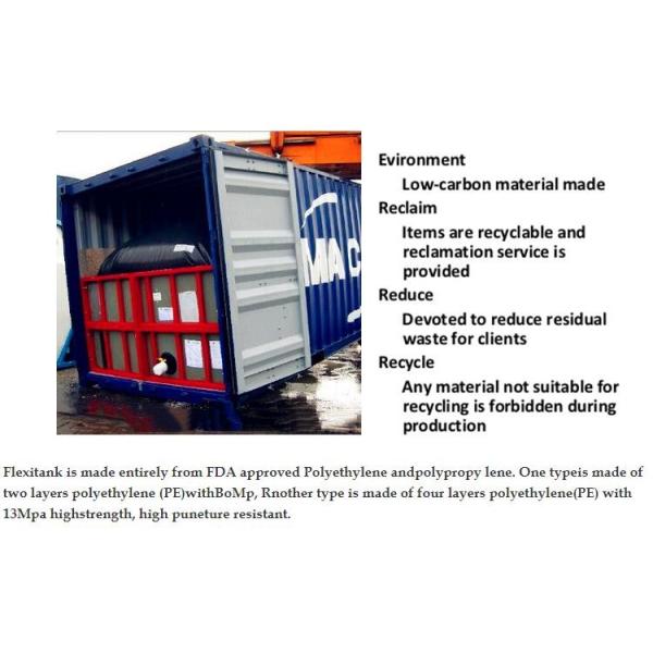 Liquid pac Palm Oil Storage FIBC Jumbo Bags Flexibag Container 20ft 24000L Bulk Vinger bladder bag fuel oil transport