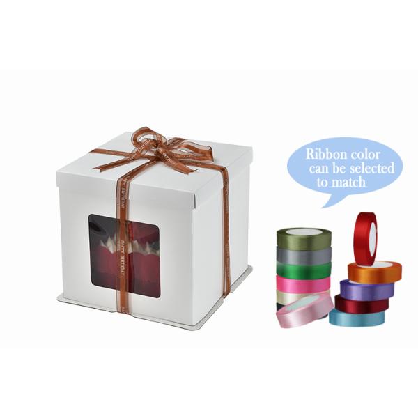 Handmade Luxury Custom Cake Box 6 8 10 Inch Party Baked Food Packaging
