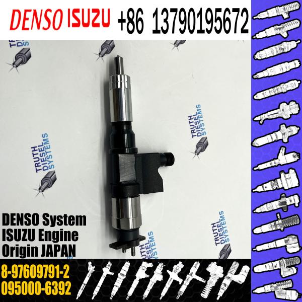 New Common Rail Fuel Injector Assembly 095000-6392 095000-6390 095000-6395 095000-6393 8-97609791-2 For ISUZU