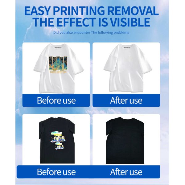 DTF Garment Print Removal Solution