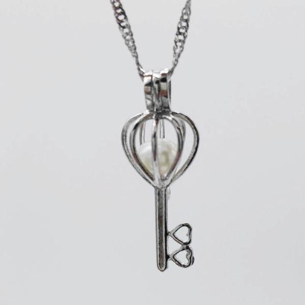 Pearl Cage Locket Findings Cage Pendant Essential Oil Diffuser Locket For Oyster Pearl Girl Women Gits Dropshipping