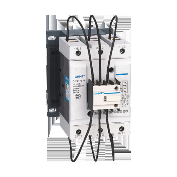 Cj19 25a~170a Switching Capacitor AC Contactors Modular Design 3 Pole IEC Compliance