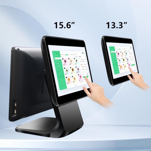 13.3/15.6Inch Dual Touch Screen POS System I3 Windows System Retail Store POS Terminal with Foldable Base