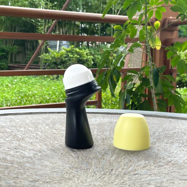Special Shape Refillable Roll-On Perfume Bottles Plastic Roll-On Bottles For Aromatherapy Blends