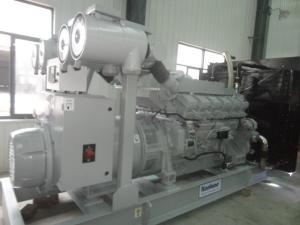 Geradores portáteis industriais silenciosos super 1350KW/1700KVA para a central
