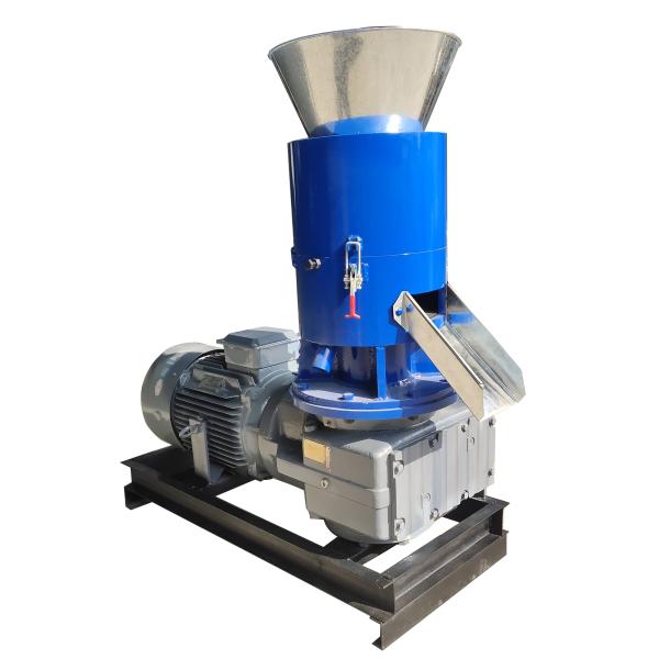 55KW Sawdust Pellet Machine 800KG/H Flat Die Type