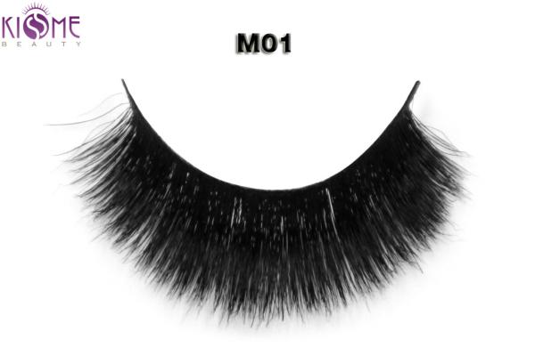 Natural Looking Horse Hair Lashes Light Long Thick Synthetic False Lashes