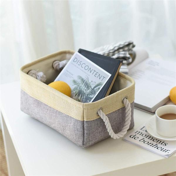 Customized Logo Acceptable Fabric Storage Basket for Clothes Storage and Organization