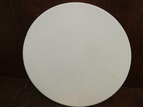 Professional Cordierite Refractory Pizza Stone Bread Grilling White Color